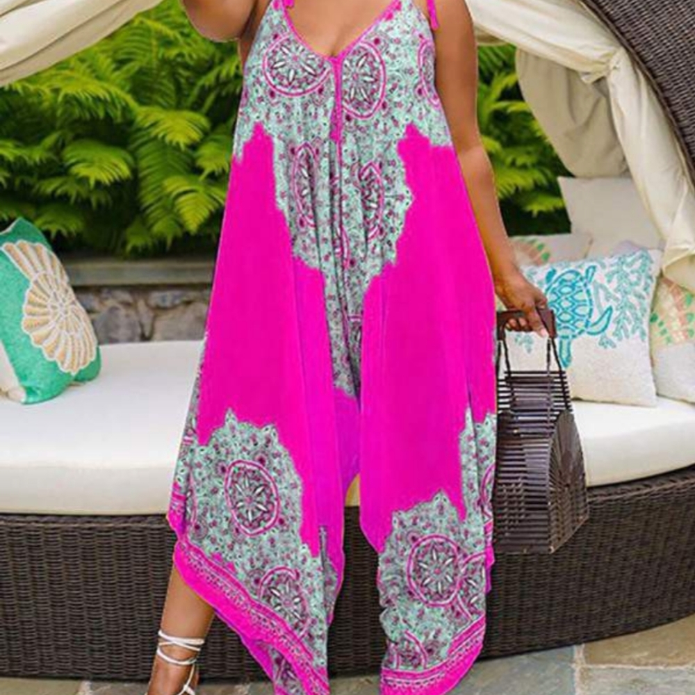 "Sunny Days" flared leg jumpsuit